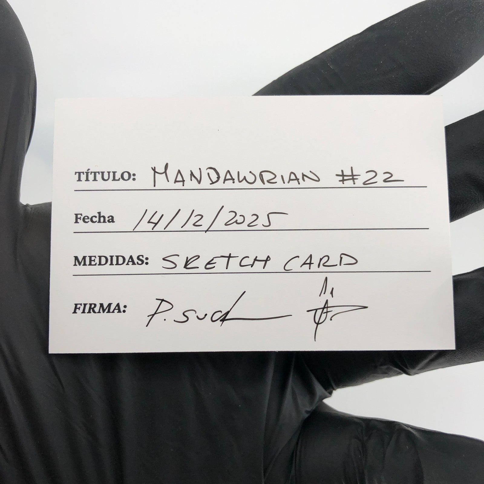 Star Wars Sketch Mandalorian 