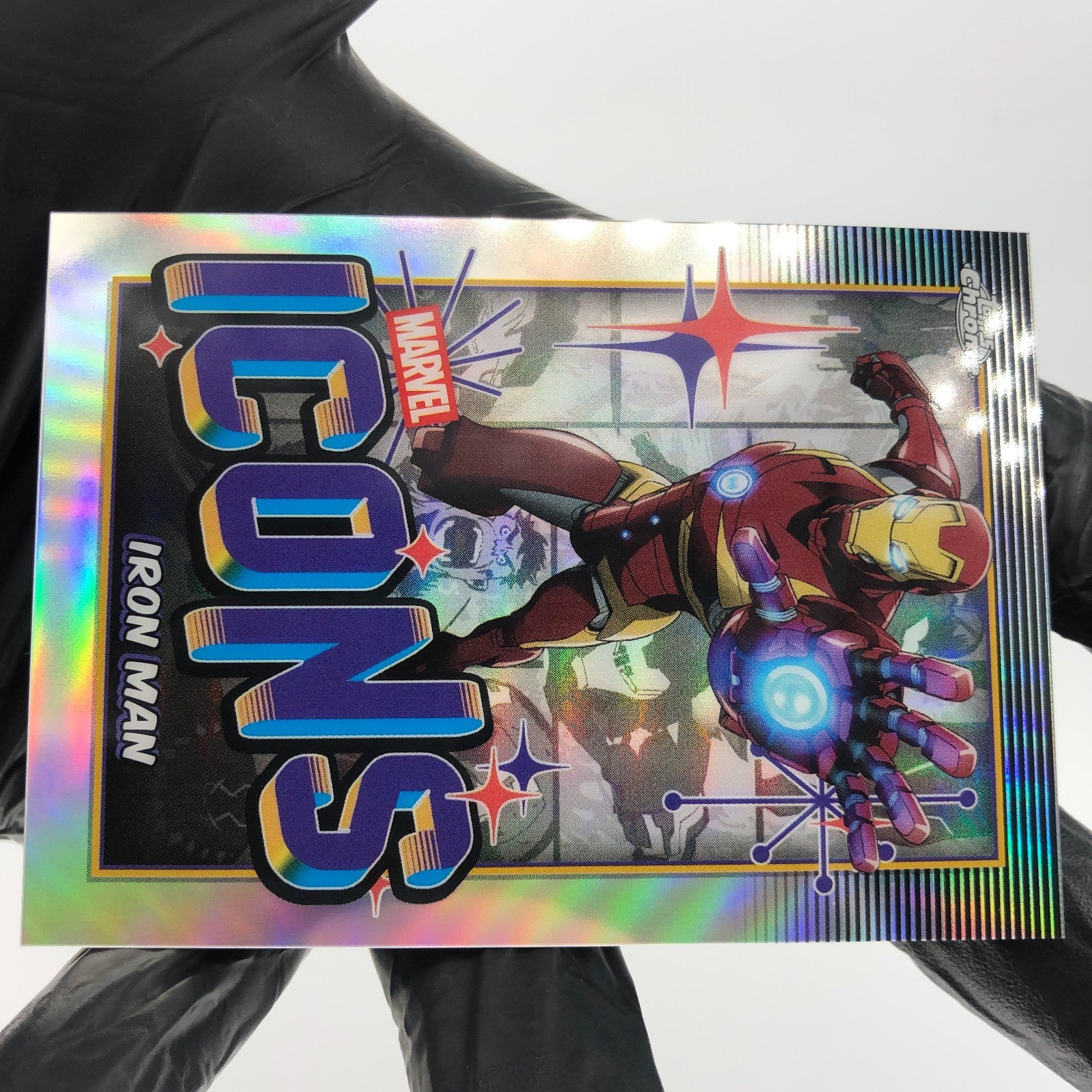 Marvel Card Iron Man MI-7 Icons Topps Chrome 2025 [NM]
