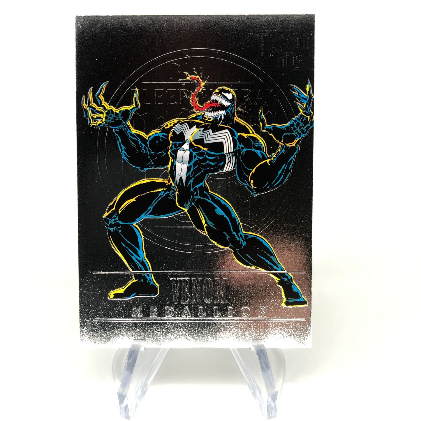 Marvel Card  Venom M-45 Medallion Fleer Upper Deck Midnight Sons [NM]