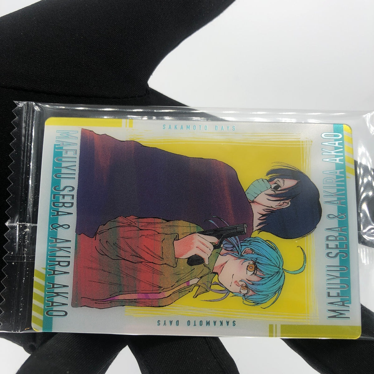 Sakamoto Days Card Wafer Akira and Mafuyu V-18 Holo Japanese [Rank S]