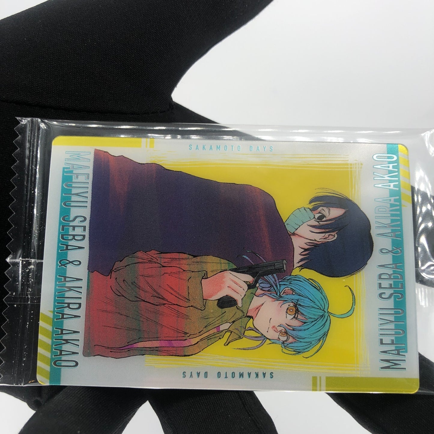 Sakamoto Days Card Wafer Akira and Mafuyu V-18 Holo Japanese [Rank S]