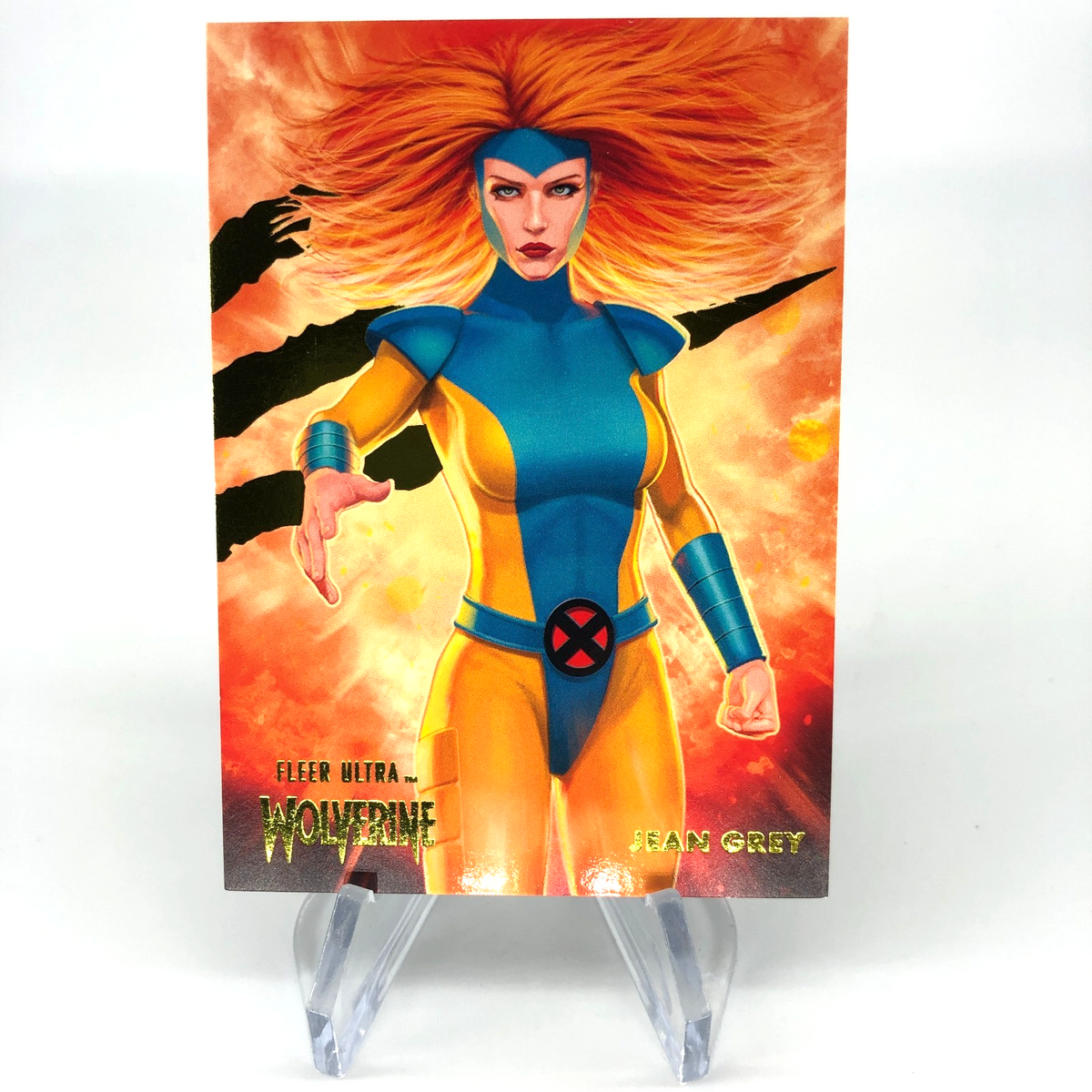Marvel Card Jean Grey Gold /90 Fleer Upper Deck Ultra Wolverine [NM]