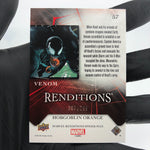 Marvel Card Venom 57 Orange  /299 Fleer Upper Deck Renditions [NM]