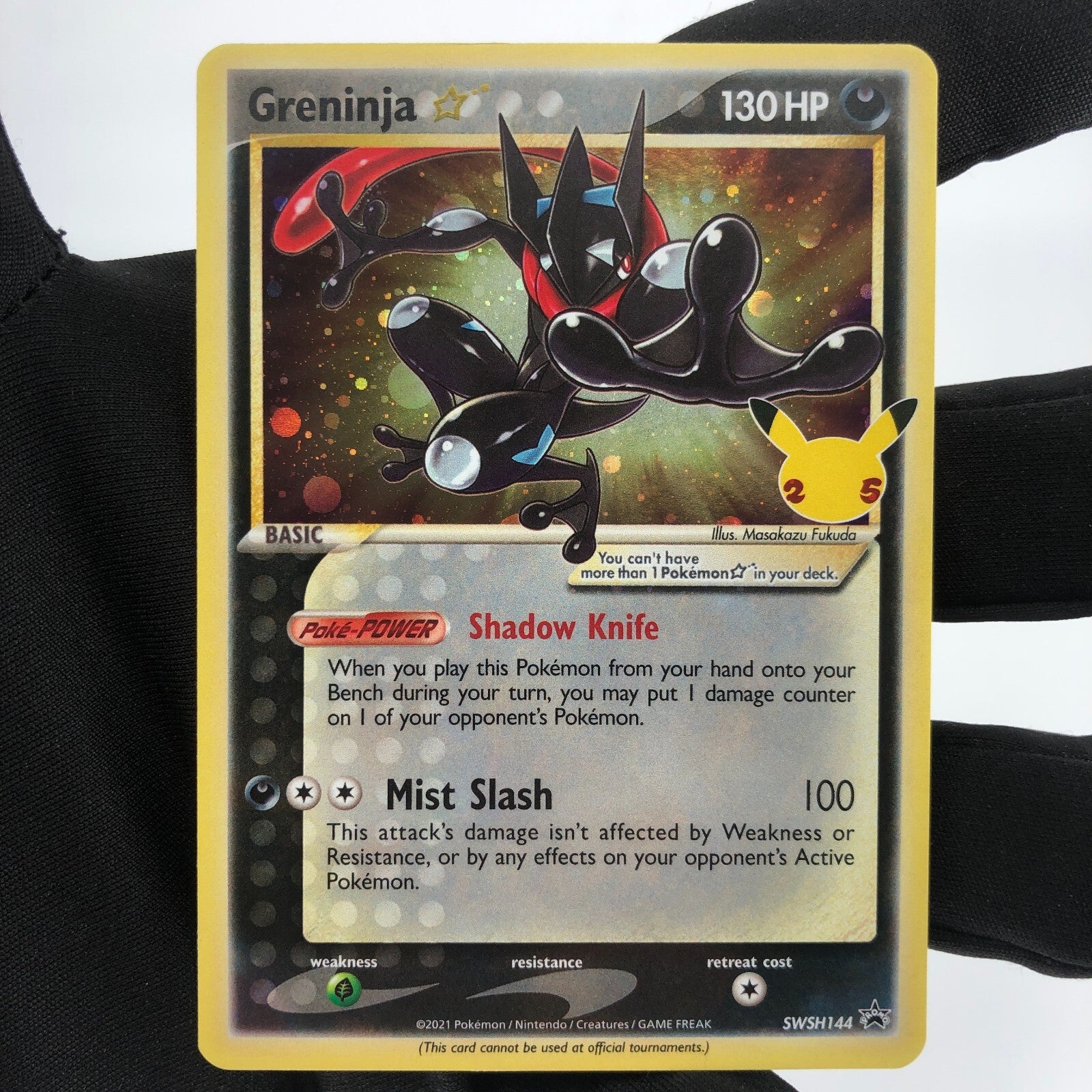 Pokemon Card Greninja Goldstar SWSH144 Promo Holo English Karte [NM]