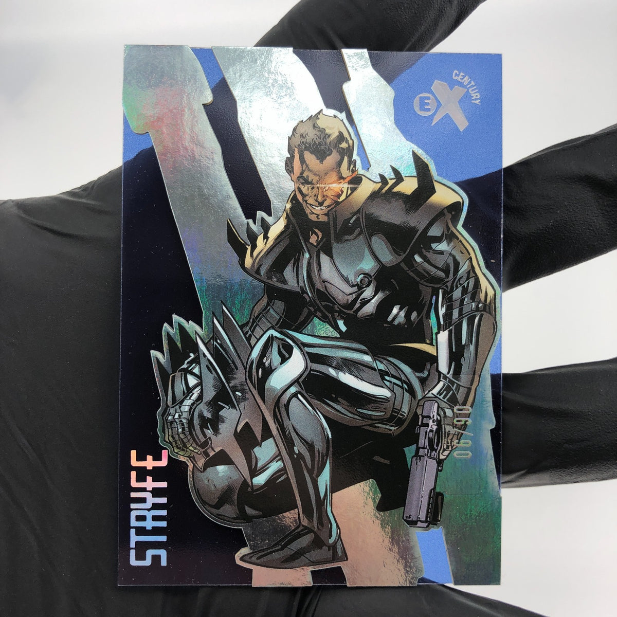 Marvel Card Stryfe EX EX90 Century /90 Blue Upper Deck Wolverine [NM]