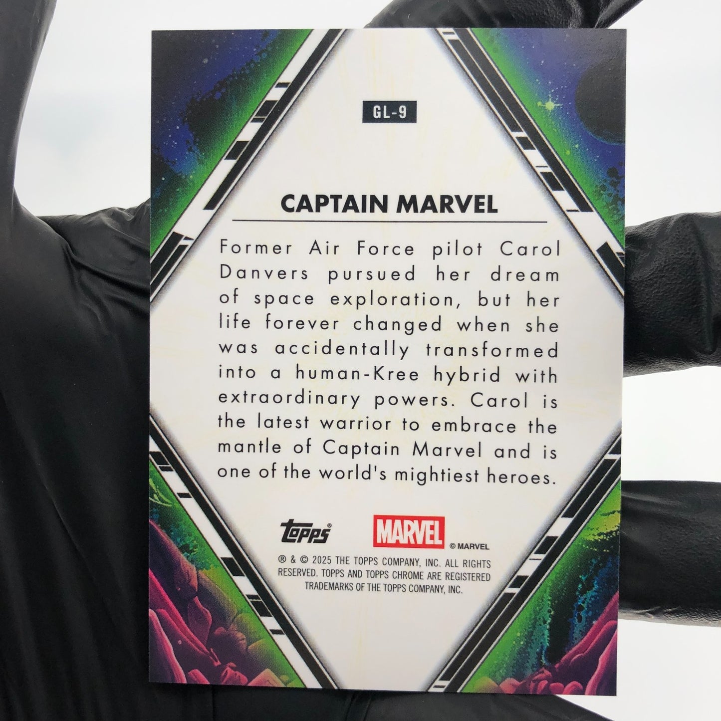Marvel Card Captain Marvel GL-9 Galactic Legends SP Topps Chrome 2025 [NM]