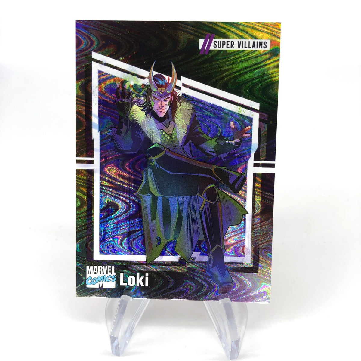 Marvel Card Loki 34  Impel  /90 Super Villains Fleer Upper Deck Renditions [NM]