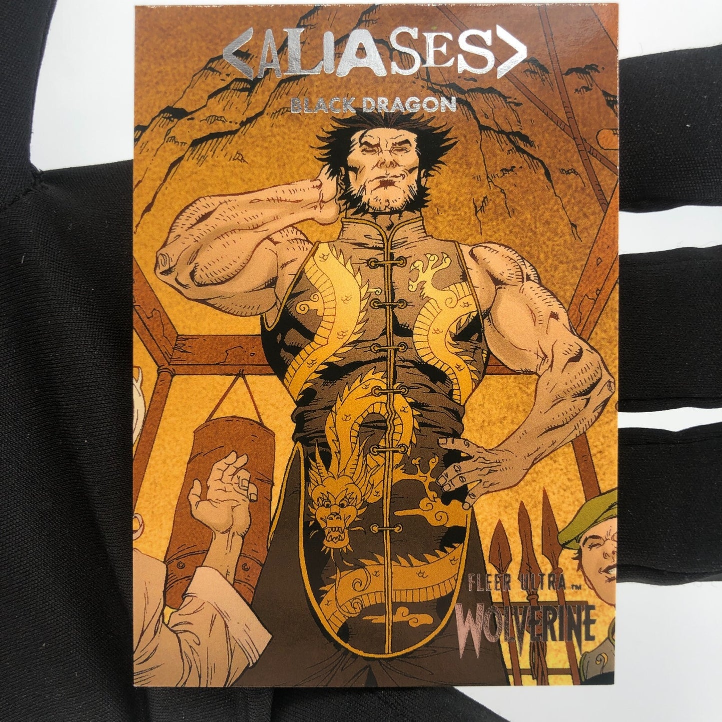 Marvel Card Black Dragon A-16 Aliases Fleer Upper Deck Wolverine Ultra [Rank A]