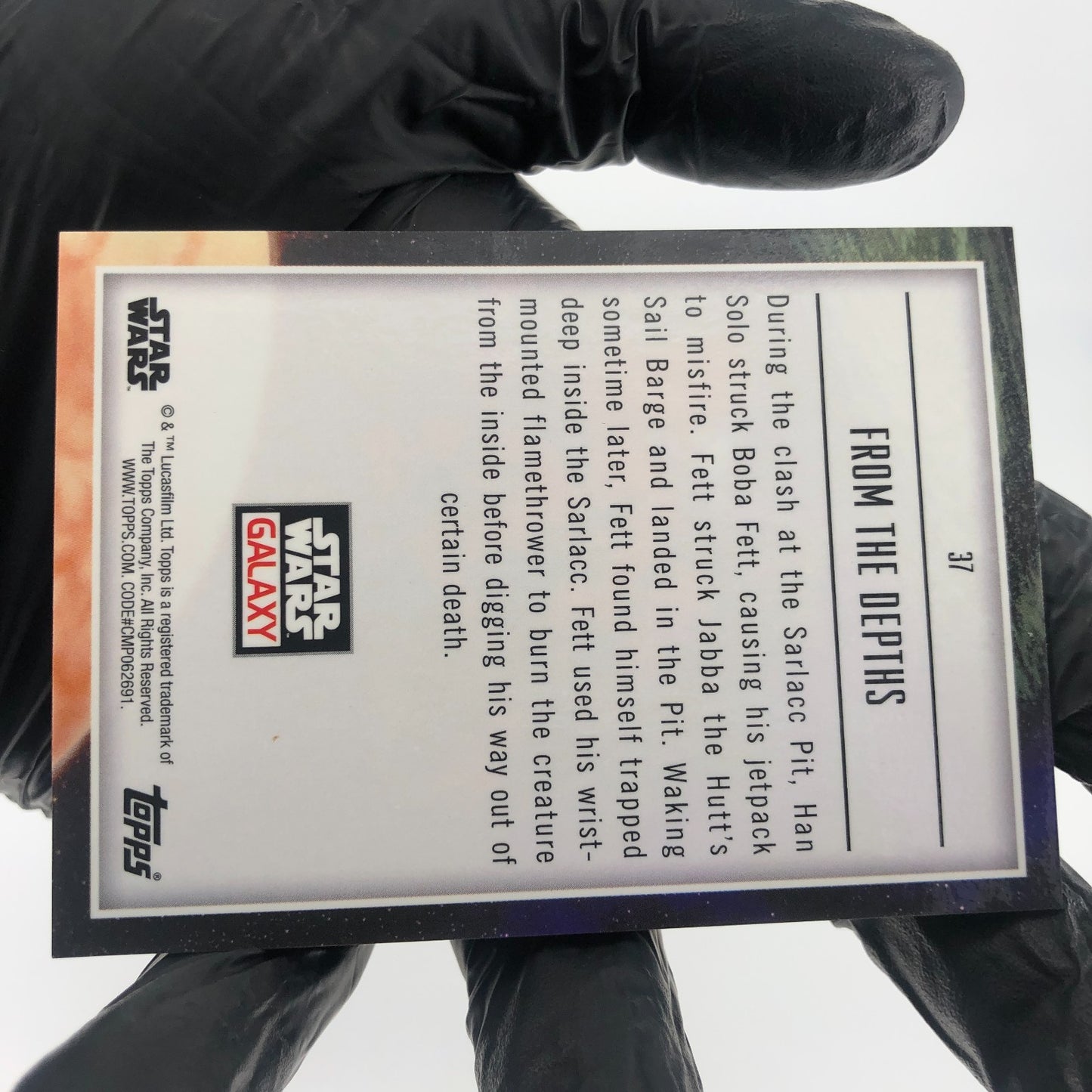Star Wars Galaxy 2023 From The Depths 37 Aqua  /199 Insert Topps Chrome [NM]