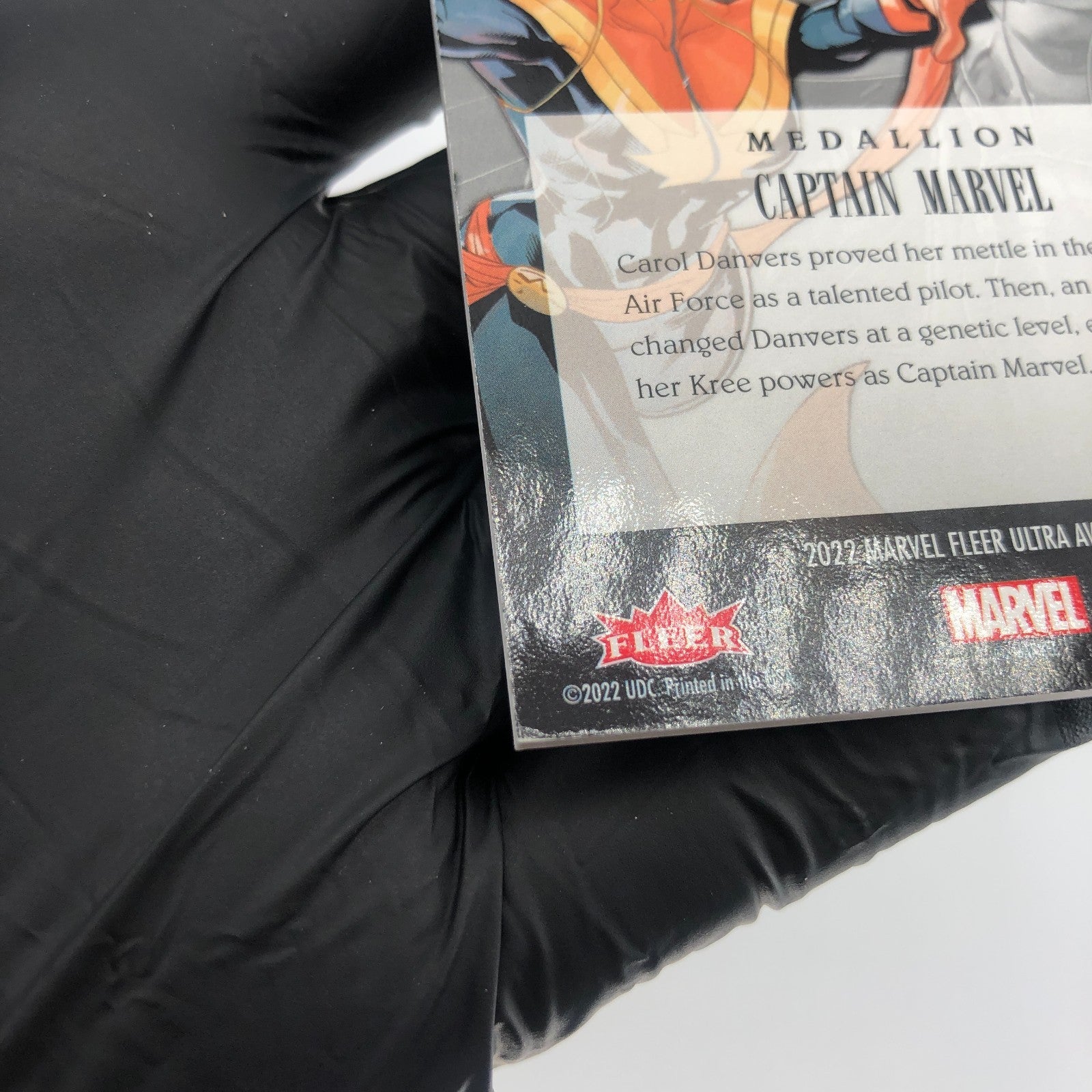Marvel Card Captain Marvel M-7 Fleer Upper Deck Ultra Avengers [Exc.]