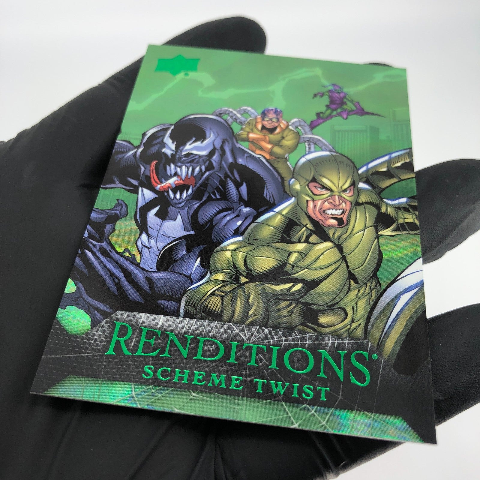 Marvel Card Venom 83 Green  /399 Fleer Upper Deck Renditions [NM]