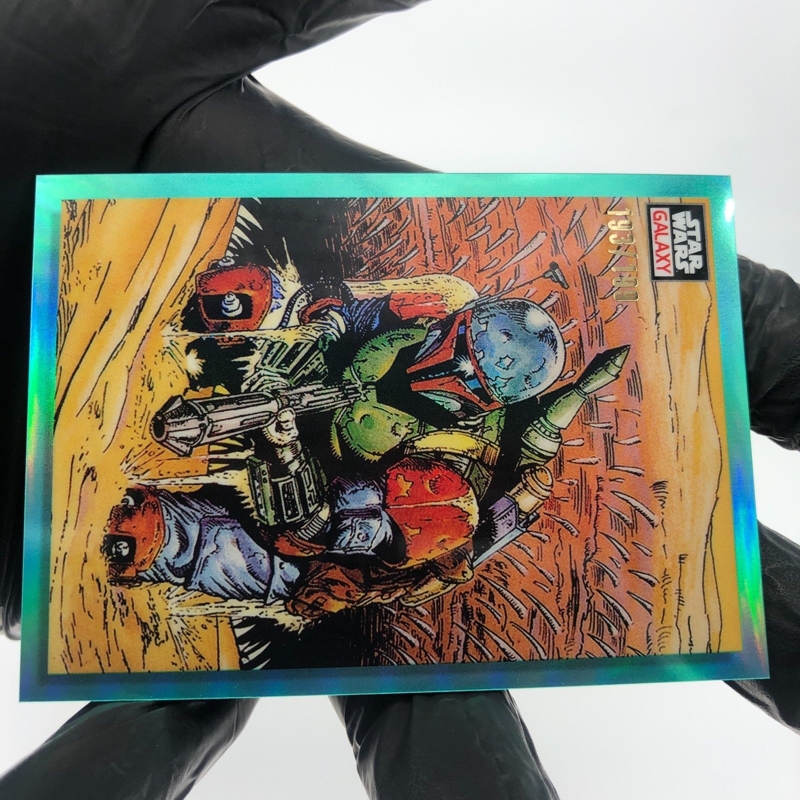 Star Wars Galaxy 2023 From The Depths 37 Aqua  /199 Insert Topps Chrome [NM]