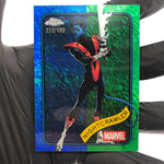 Marvel Card Nightcrawler 178 Blue Green Shimmer /199 Topps Chrome 2025 [NM]