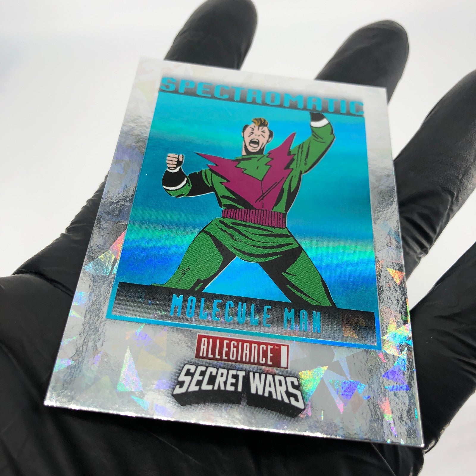 Marvel Card Molecule Man SM-3 Blue /10 Secret Wars Allegiance Omega [NM]