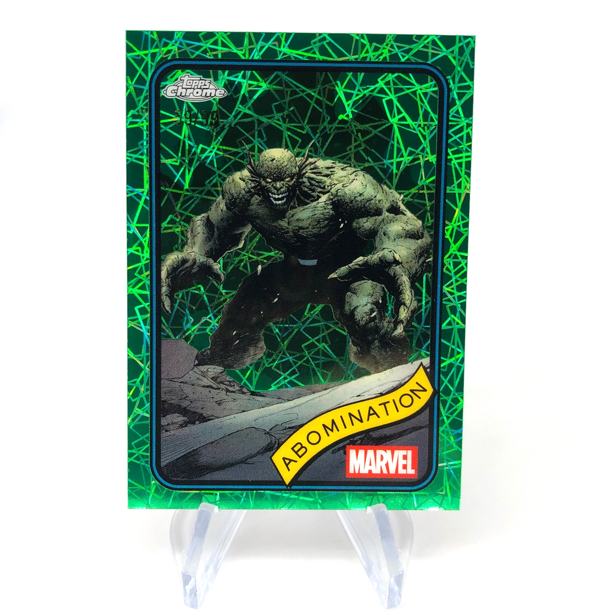 Marvel Card Abomination 132 Green /99 Refractor Topps 2024 [NM]