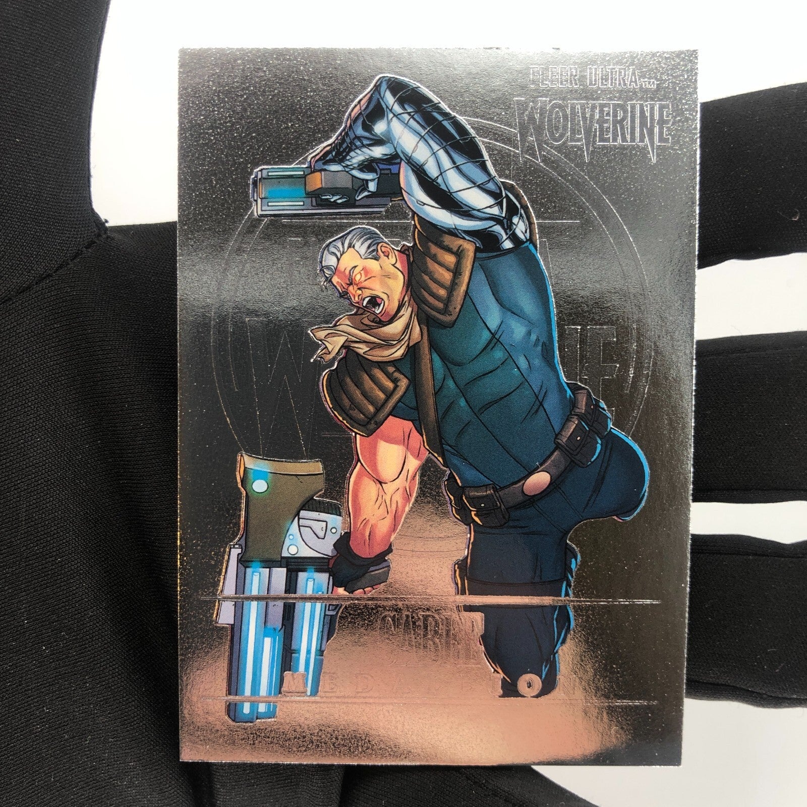 Marvel Card Cable M-6 Medallion Fleer Upper Deck Wolverine Ultra [Rank A]