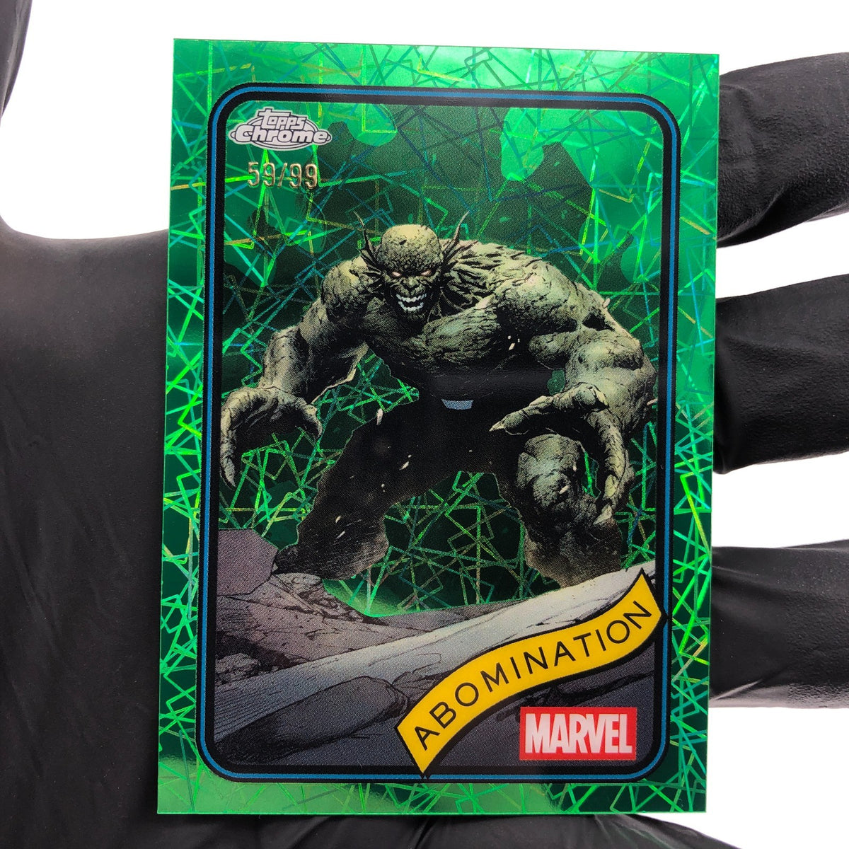 Marvel Card Abomination 132 Green /99 Refractor Topps 2024 [NM]