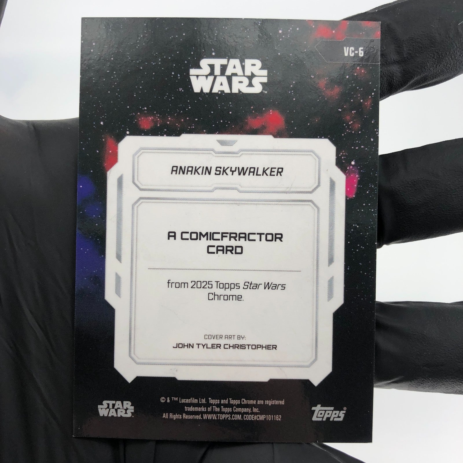 2025 Topps Chrome Star Wars Anakin Skywalker VC-6 Comicfractor Holo [NM]