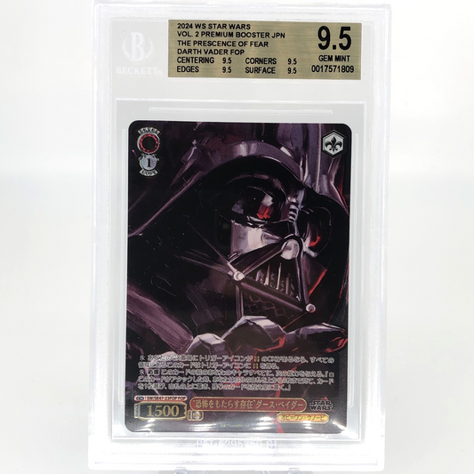 Weiss Schwarz BGS 9.5 Star Wars Vol.2 SE47-23FOP Darth Vader [9.5]