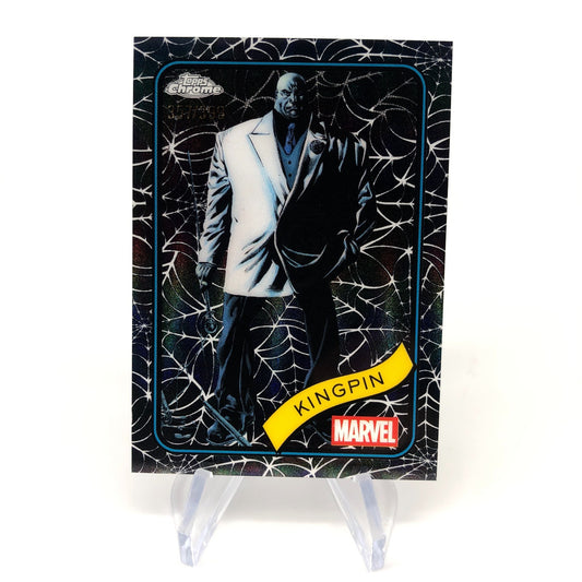 Marvel Card Kingpin 164 Black Web /399 Topps Chrome 2025 [Exc.]