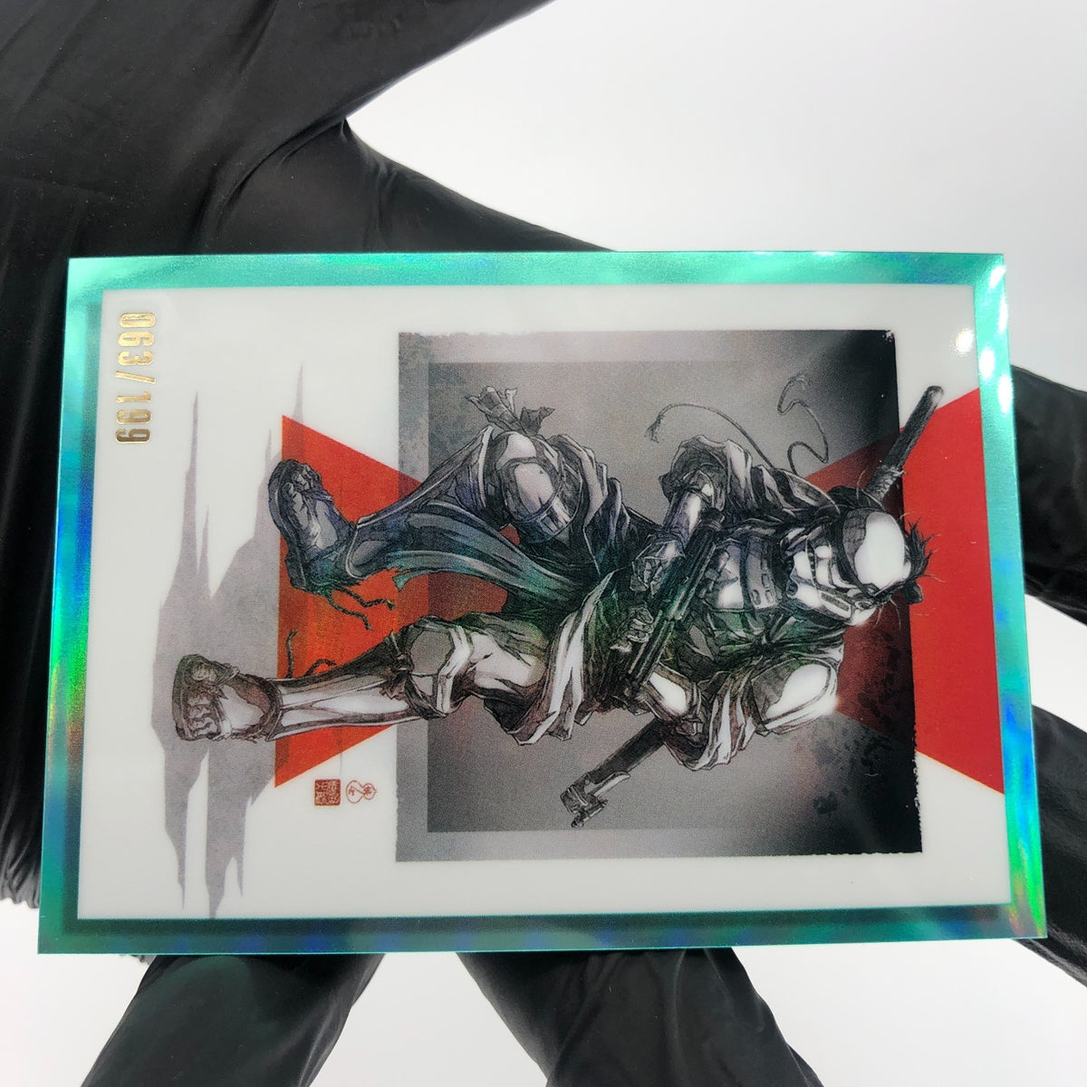 Star Wars Galaxy 2023 Reimagined Art GV-14 Aqua  /199 Insert Topps Chrome [NM]