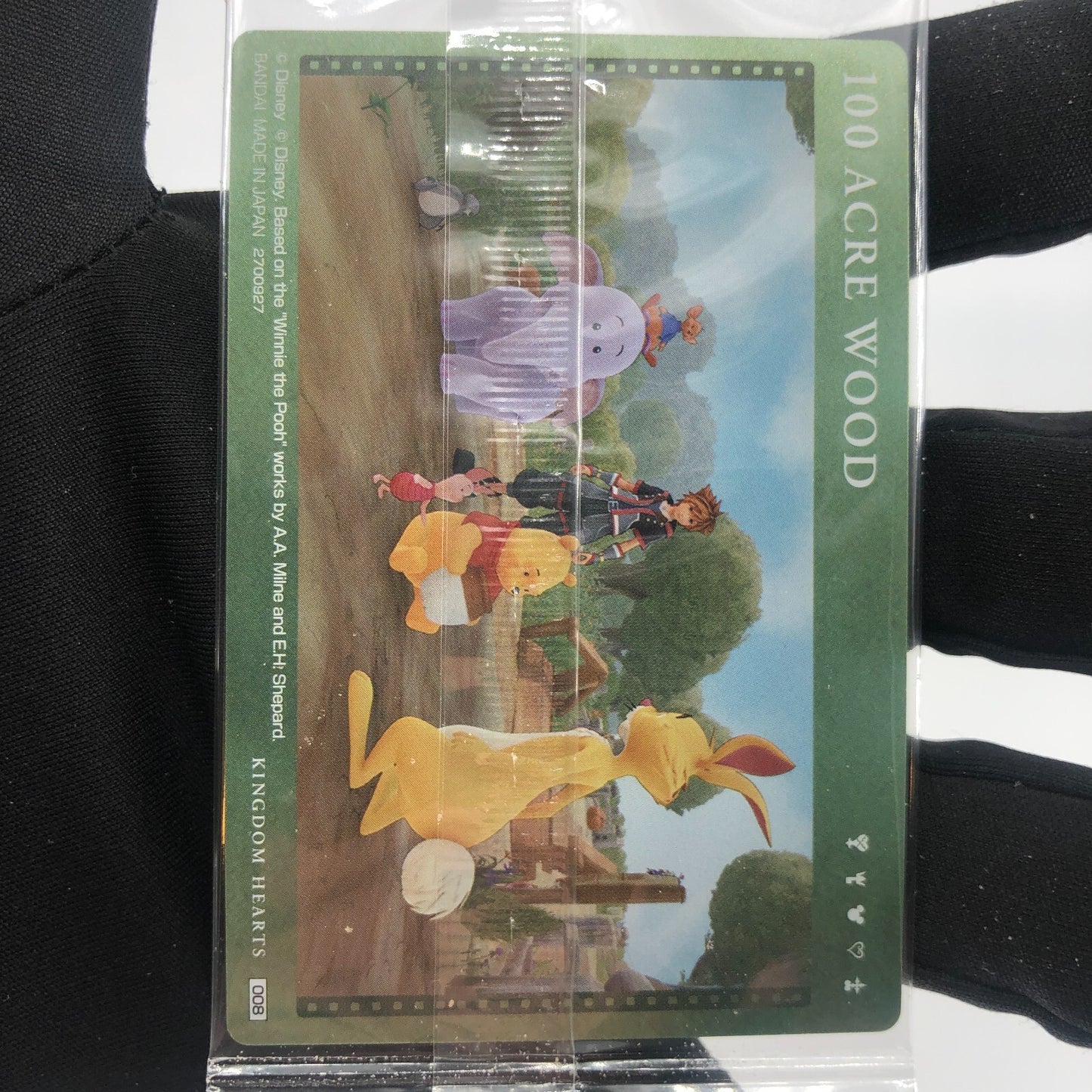Kingdom Hearts Card Wafer 100 Acre Wood 008 Memorial Collection Japan [Sealed]