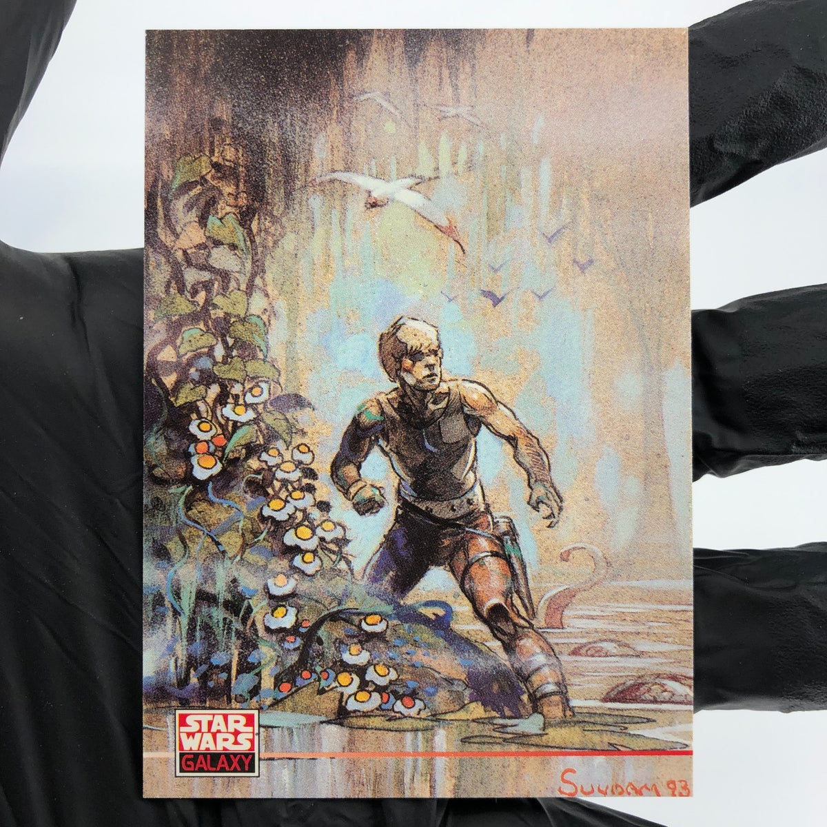 Star Wars Galaxy Card Luke Skywalker 267 Arthur Suydam Topps 1994 [NM]