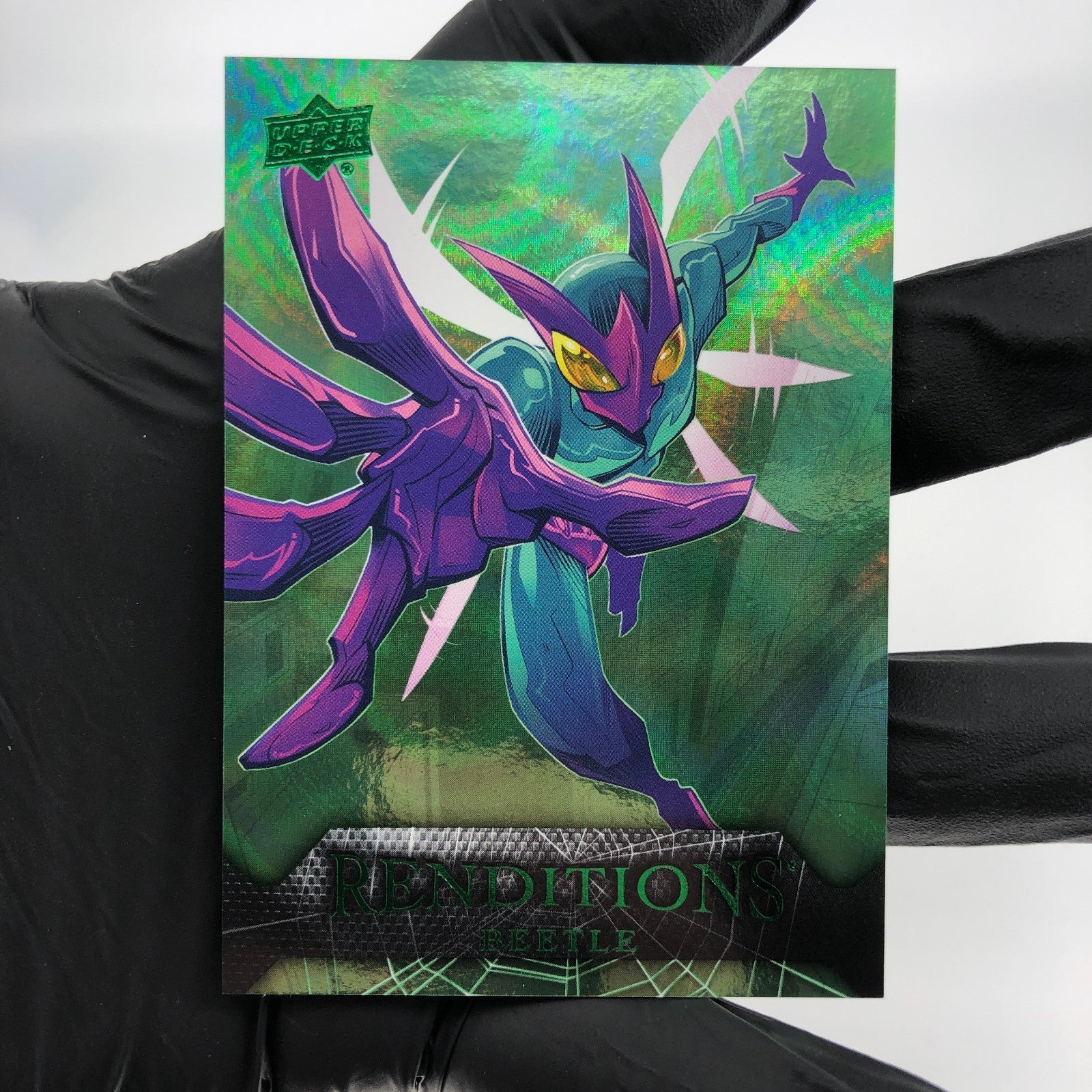 Marvel Card Beetle 70 Green  /399 Fleer Upper Deck Renditions [NM]