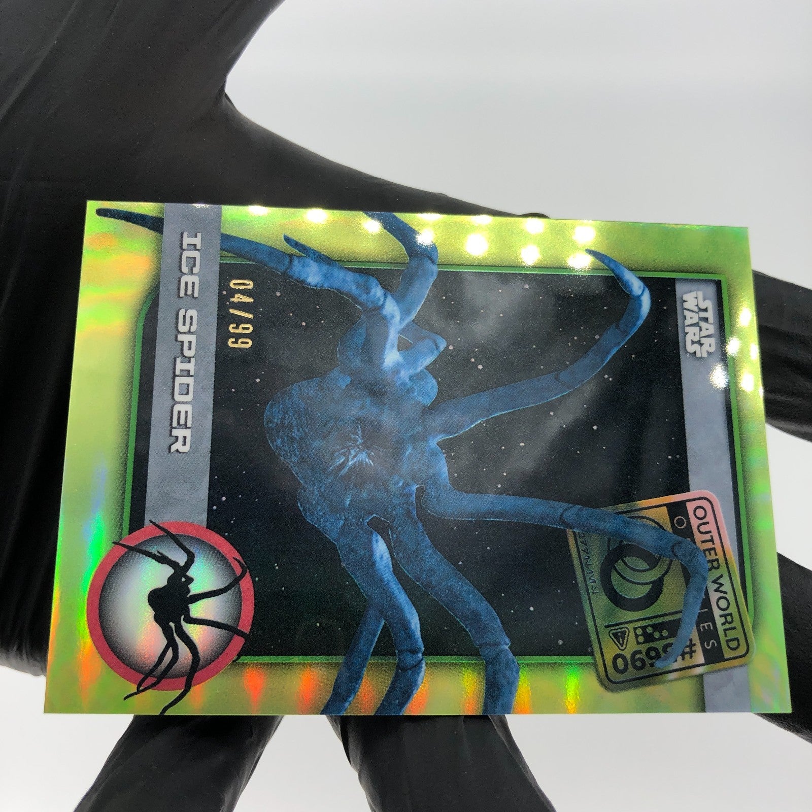 2025 Topps Chrome Star Wars Out of World Oddities Ice Spider UO-6 /99 [NM]