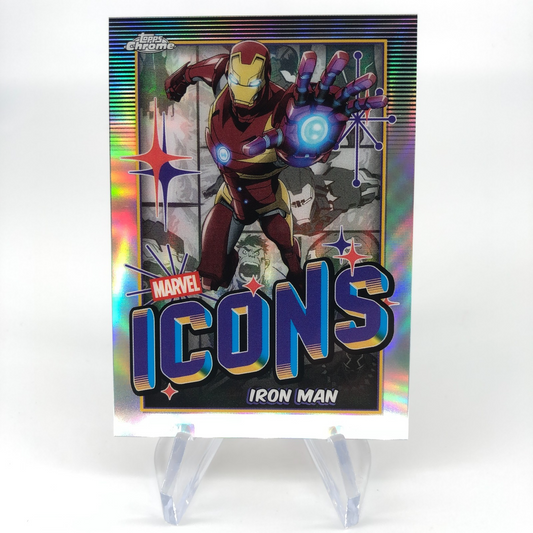 Marvel Card Iron Man MI-7 Icons Topps Chrome 2025 [NM]