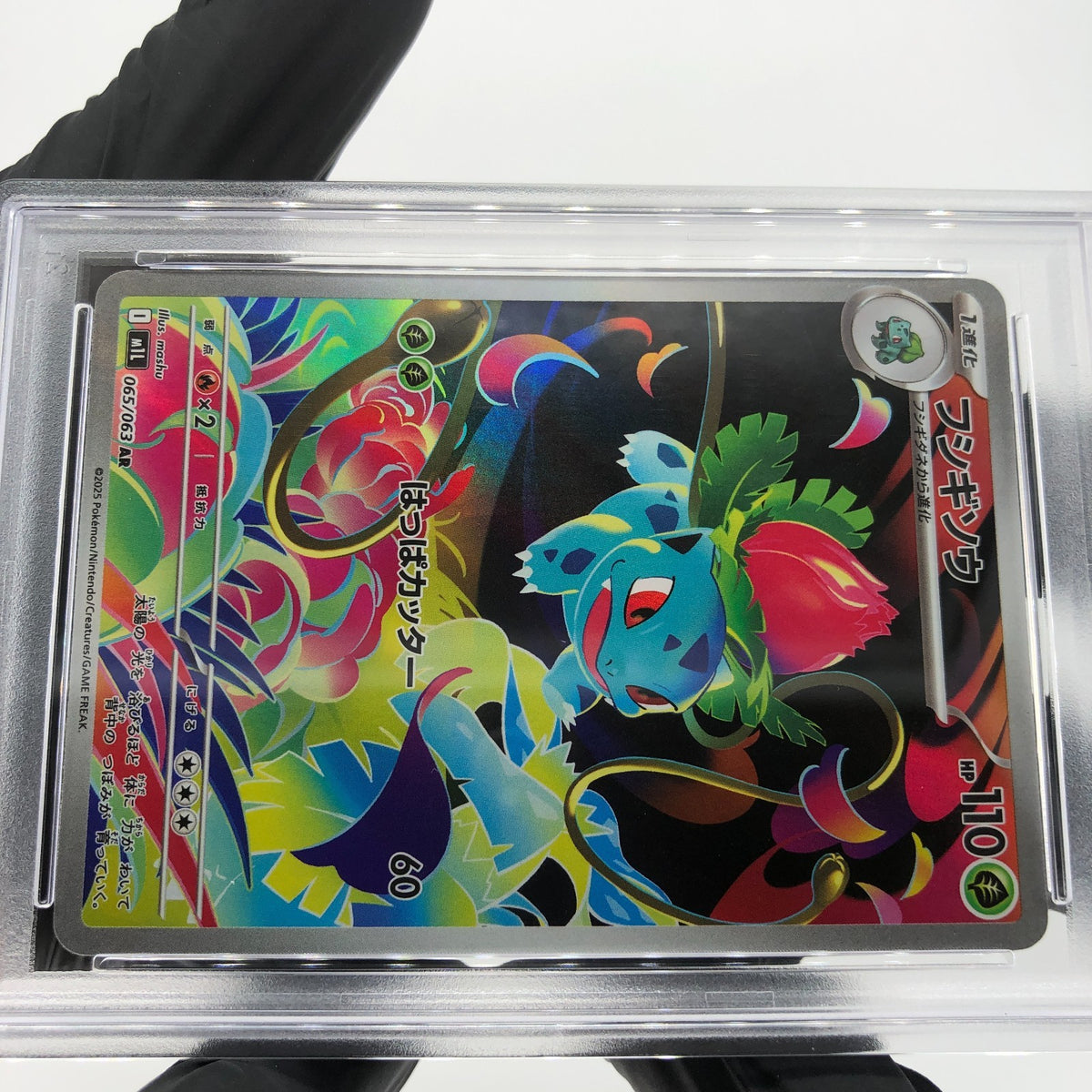 PSA 9 Pokemon Card Ivysaur 065/063 AR M1L Japanese Karte [9]