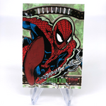 Marvel Card Spider-Man HF-12 Hellfire Midnight Sons 2022 Fleer Upper Deck [NM]