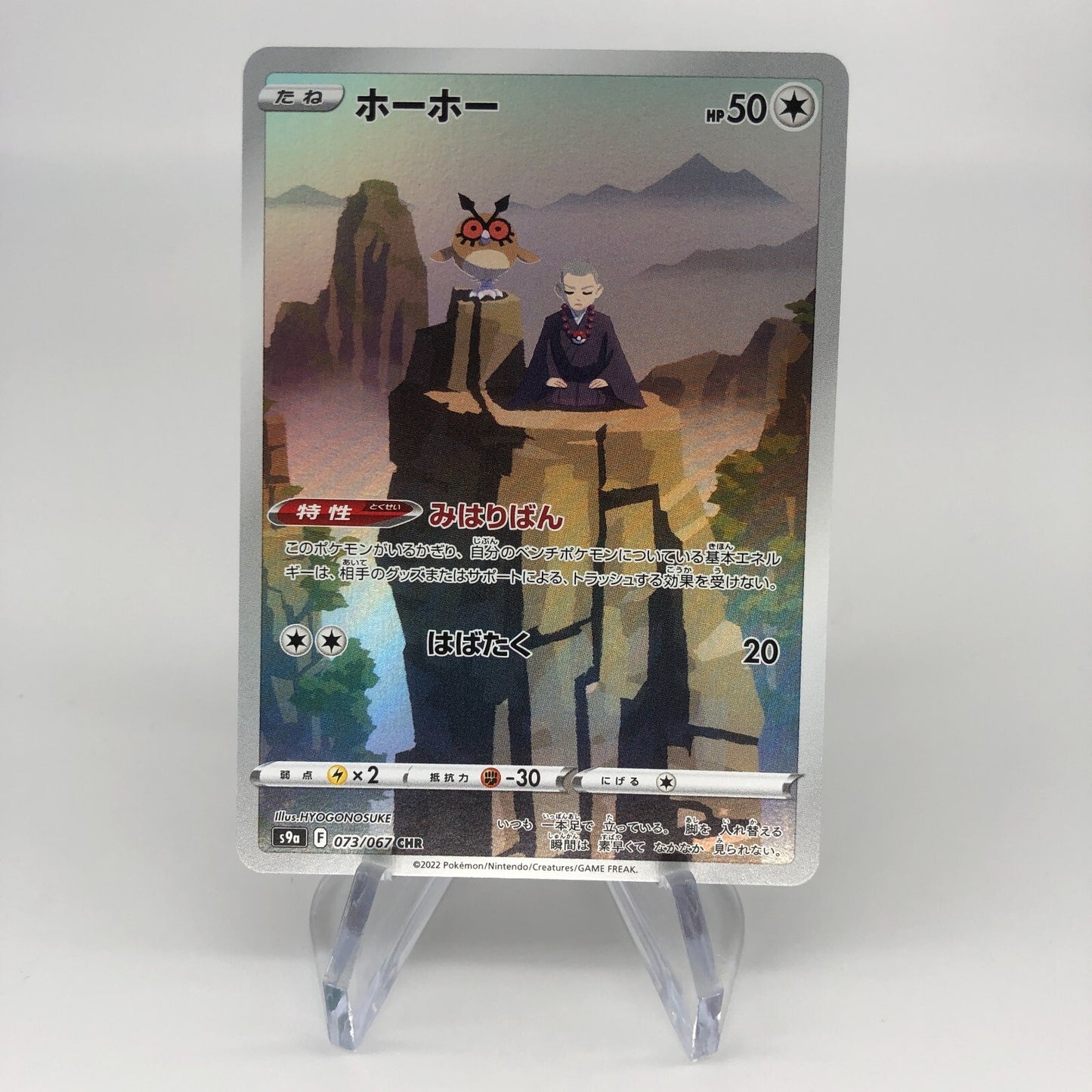 Pokemon Card Howlet 073/067 CHR s9a Japanese Karte [NM]