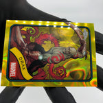 Marvel Card Drax 184 Yellow Lava Refractor Topps Chrome 2025 [NM] 2