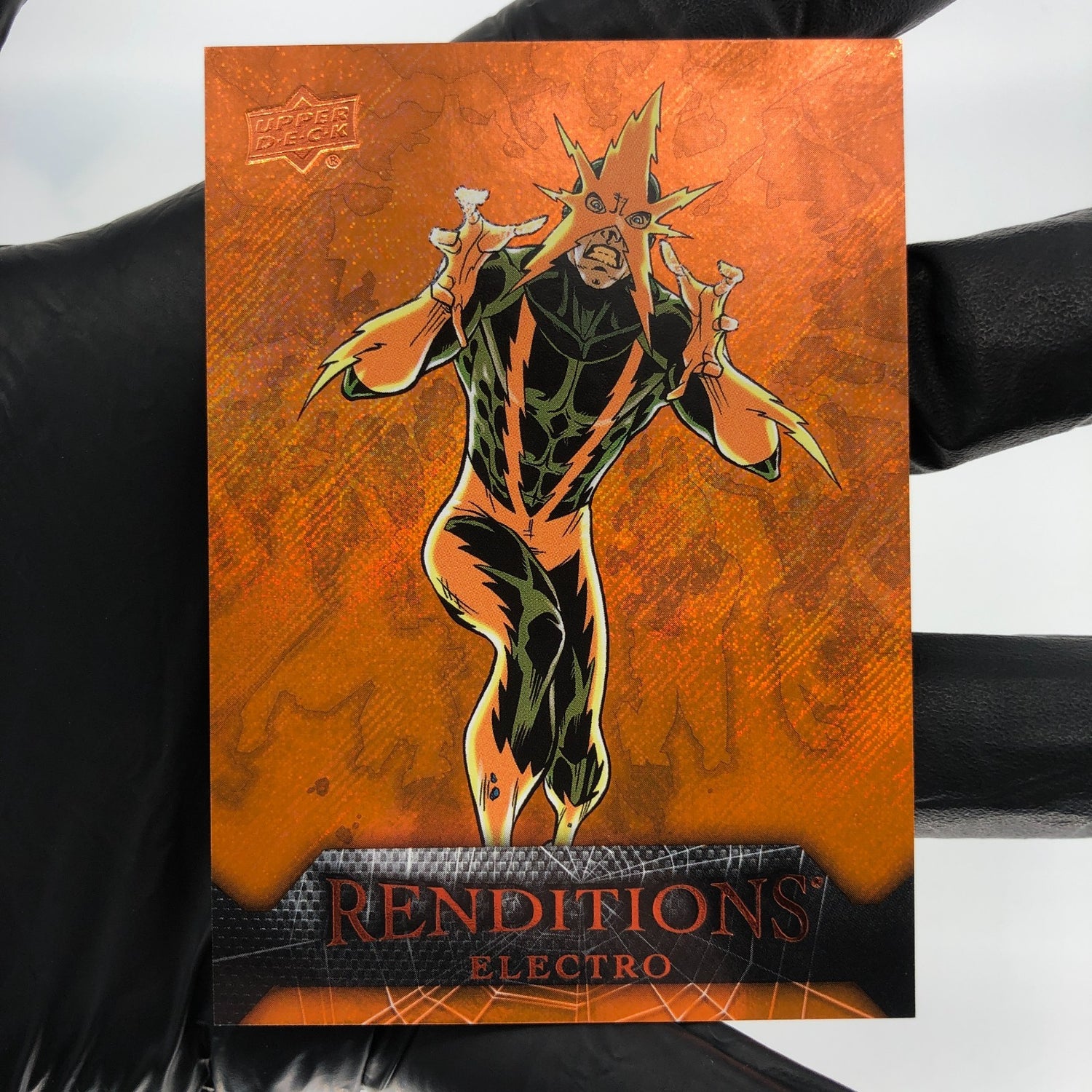 Marvel Card Electro 6 Orange  /299 Fleer Upper Deck Renditions [NM]