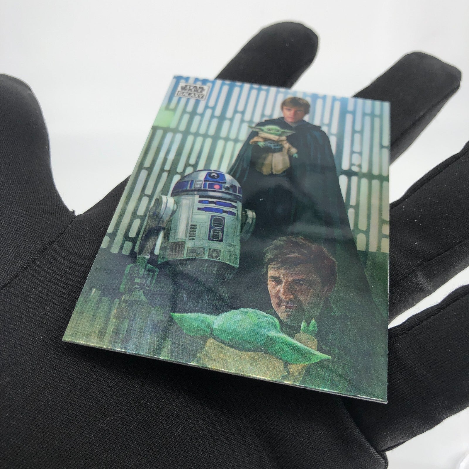 Star Wars Galaxy 2024 The Choice 78 Luke Grogu Mando Topps Chrome [Rank A]