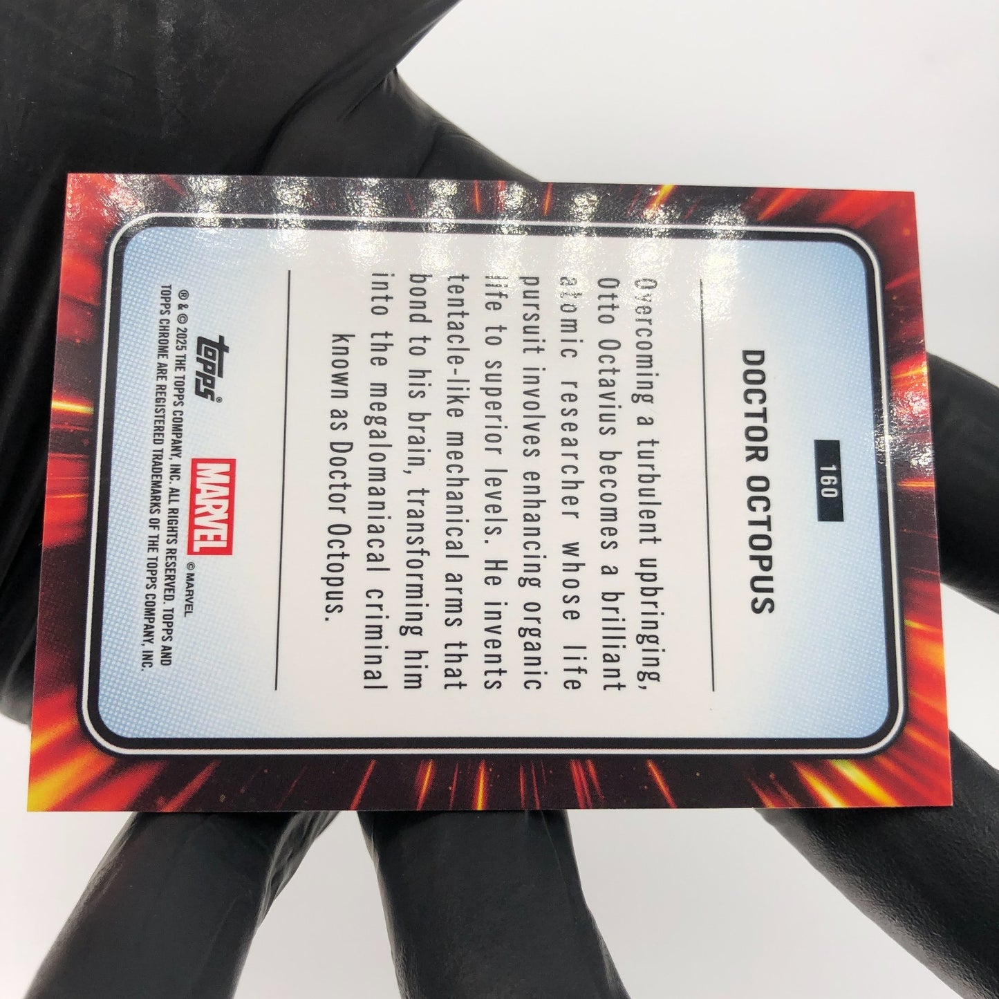 Marvel Card Doctor Octopus 160 Black Web /399 Topps Chrome 2025 [NM]