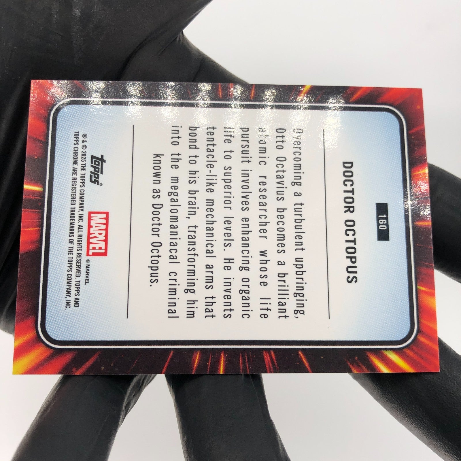 Marvel Card Doctor Octopus 160 Black Web /399 Topps Chrome 2025 [NM]