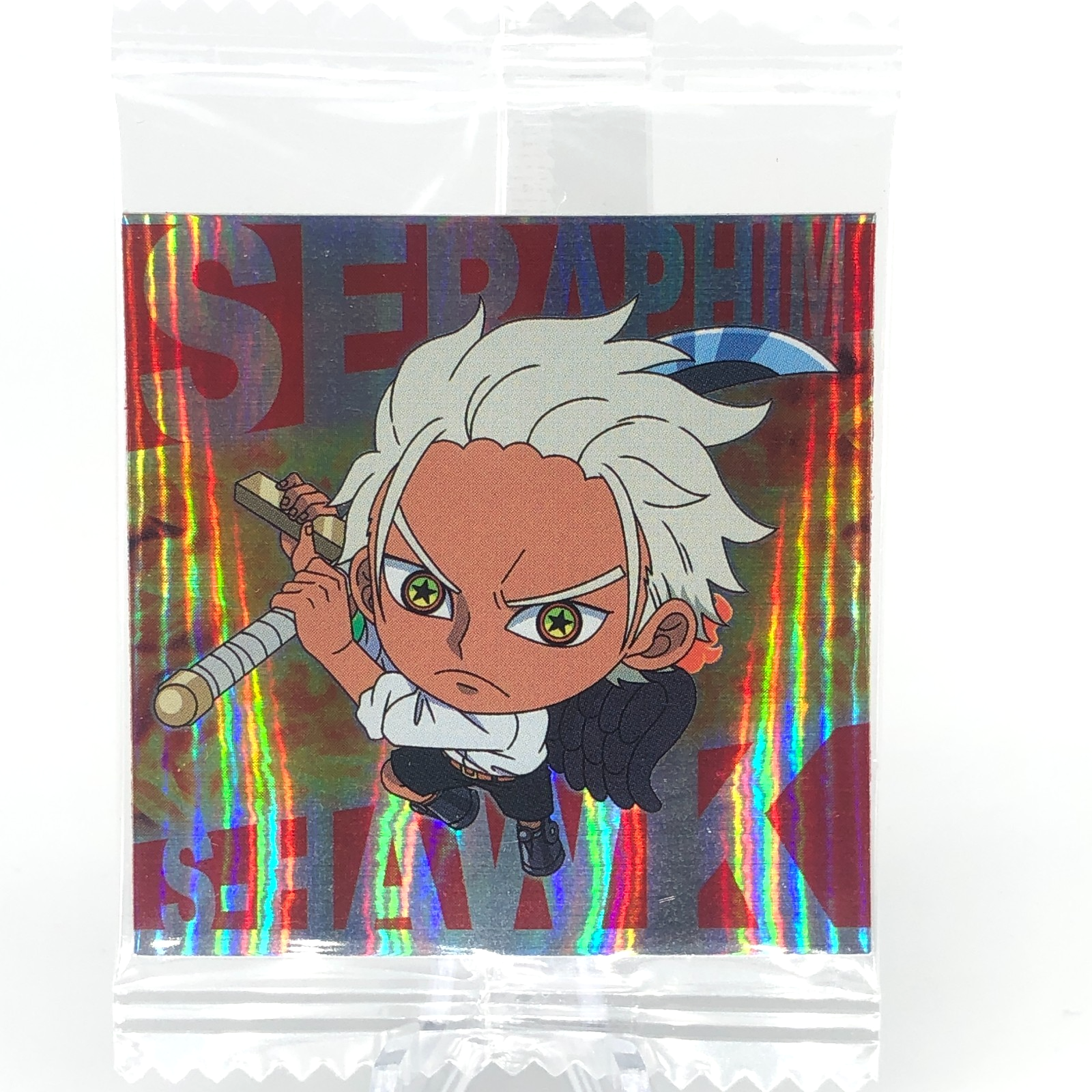 One Piece S-Hawk Seraphim SW9-11 GR Holo Wafer  Japanese [Sealed]