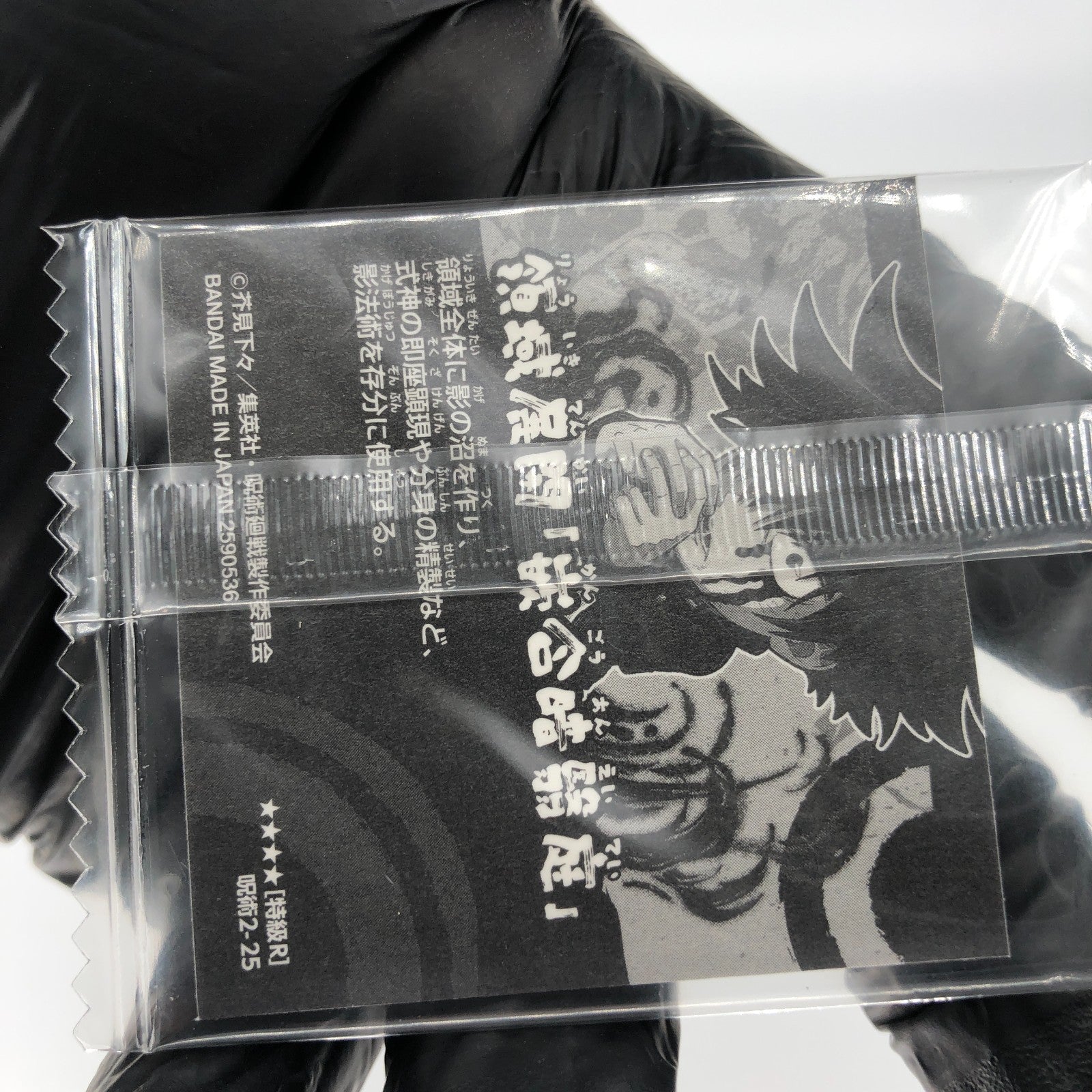 Jujutsu Kaisen Megumi Fushiguro 2-25 R Four Star Holo Wafer Japanese [Sealed]