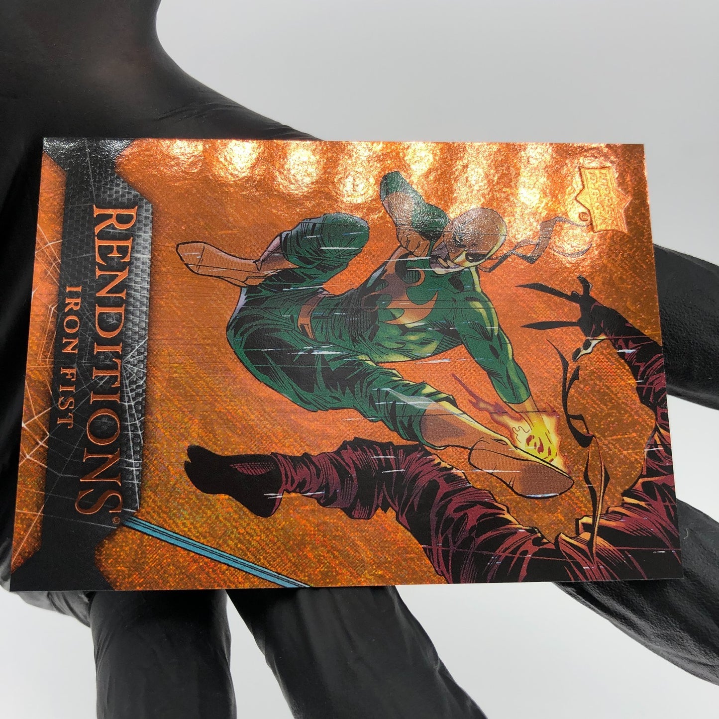 Marvel Card Iron Fist 81 Orange  /299 Fleer Upper Deck Renditions [NM]