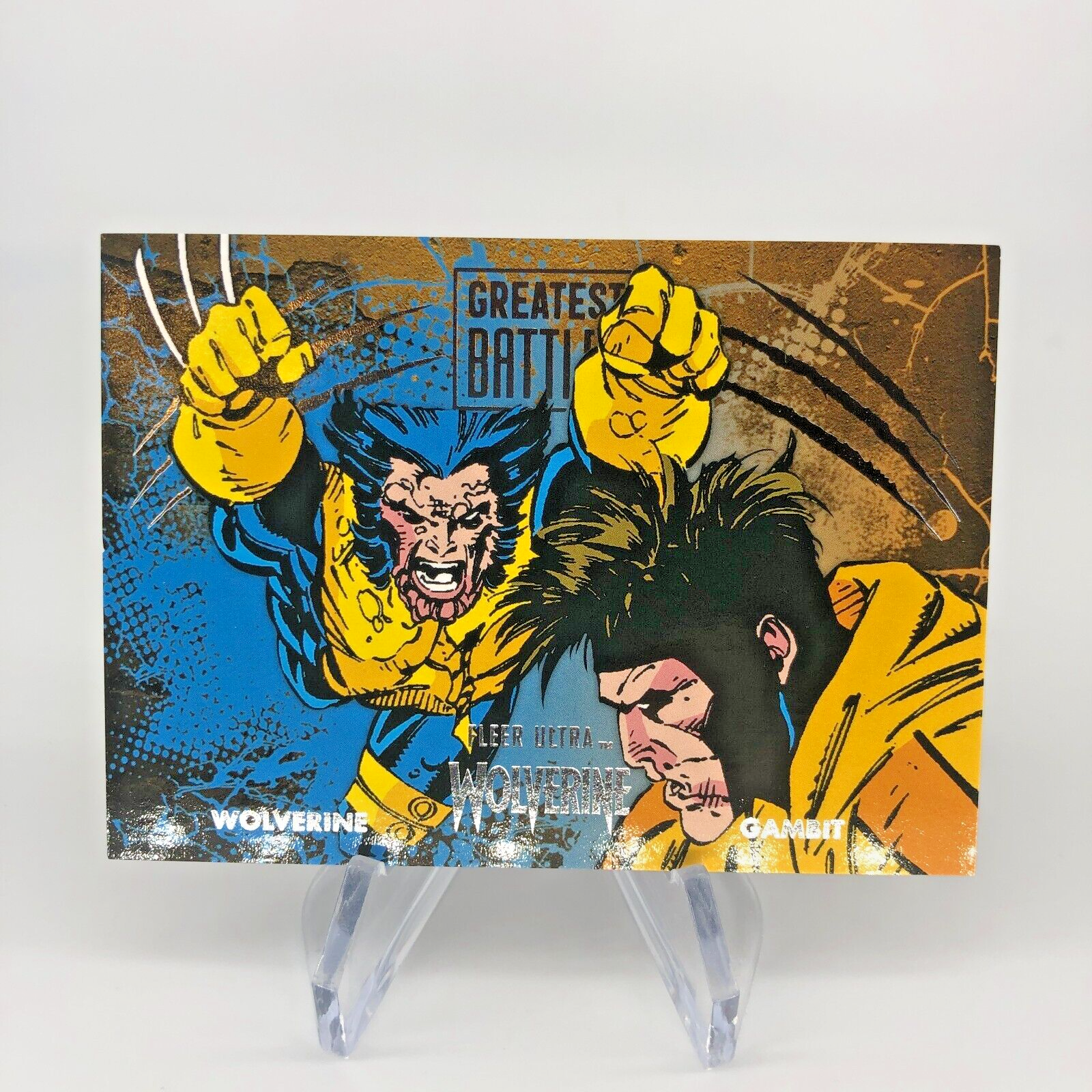 Marvel Card Gambit Vs Greatest Battles GB-20 Fleer Upper Wolverine Ultra[Rank A]