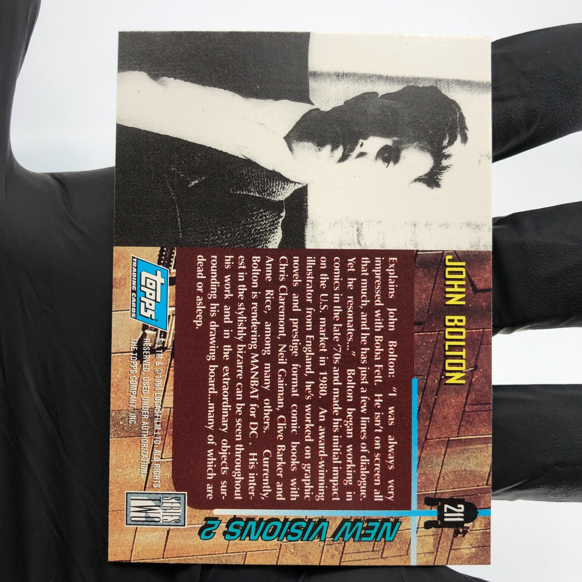 Star Wars Galaxy Card Boba Fett New Viosions 211 Topps  1994 [NM]