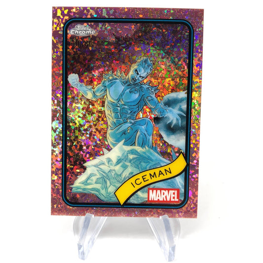 Marvel Card Iceman 179 Rose Gold /40 Mini Diamond Topps Chrome 2025 [NM]
