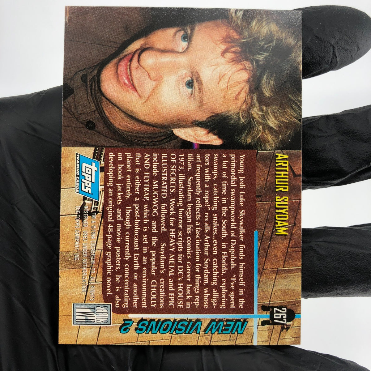 Star Wars Galaxy Card Luke Skywalker 267 Arthur Suydam Topps 1994 [NM]