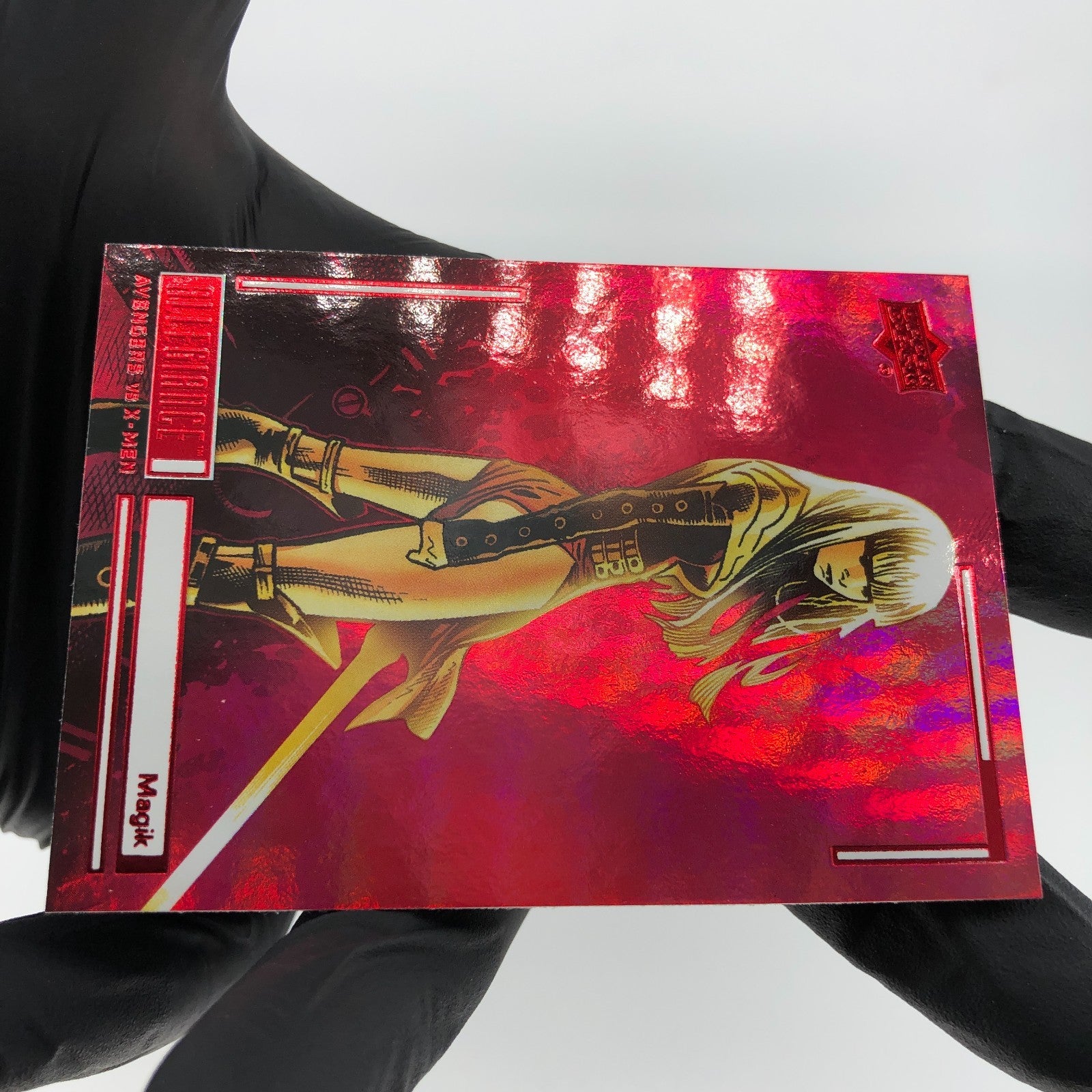 Marvel Card Avengers vs X-Men Magik C60 Red Rainbow Allegiance Upper Deck [NM]