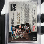 PSA 9 Marvel Card Black Cat 5-V Red Prism /292 Upper Deck Masterpieces [9]