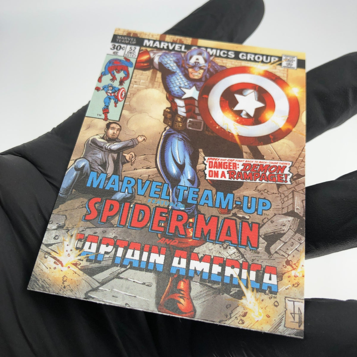 Marvel Card Captian America 79 Canvas Comic Covers Upper Deck Renditions [NM]