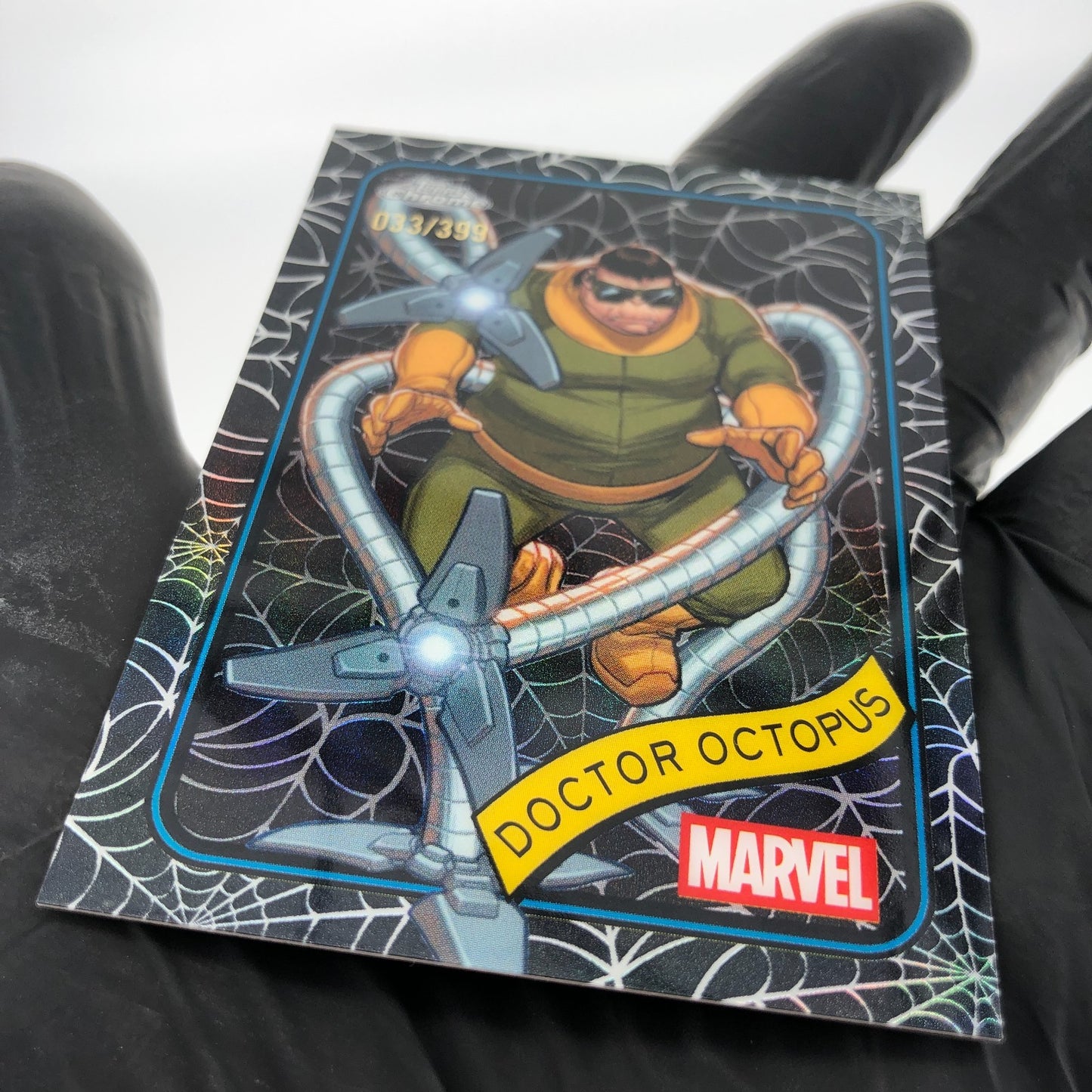 Marvel Card Doctor Octopus 160 Black Web /399 Topps Chrome 2025 [NM]