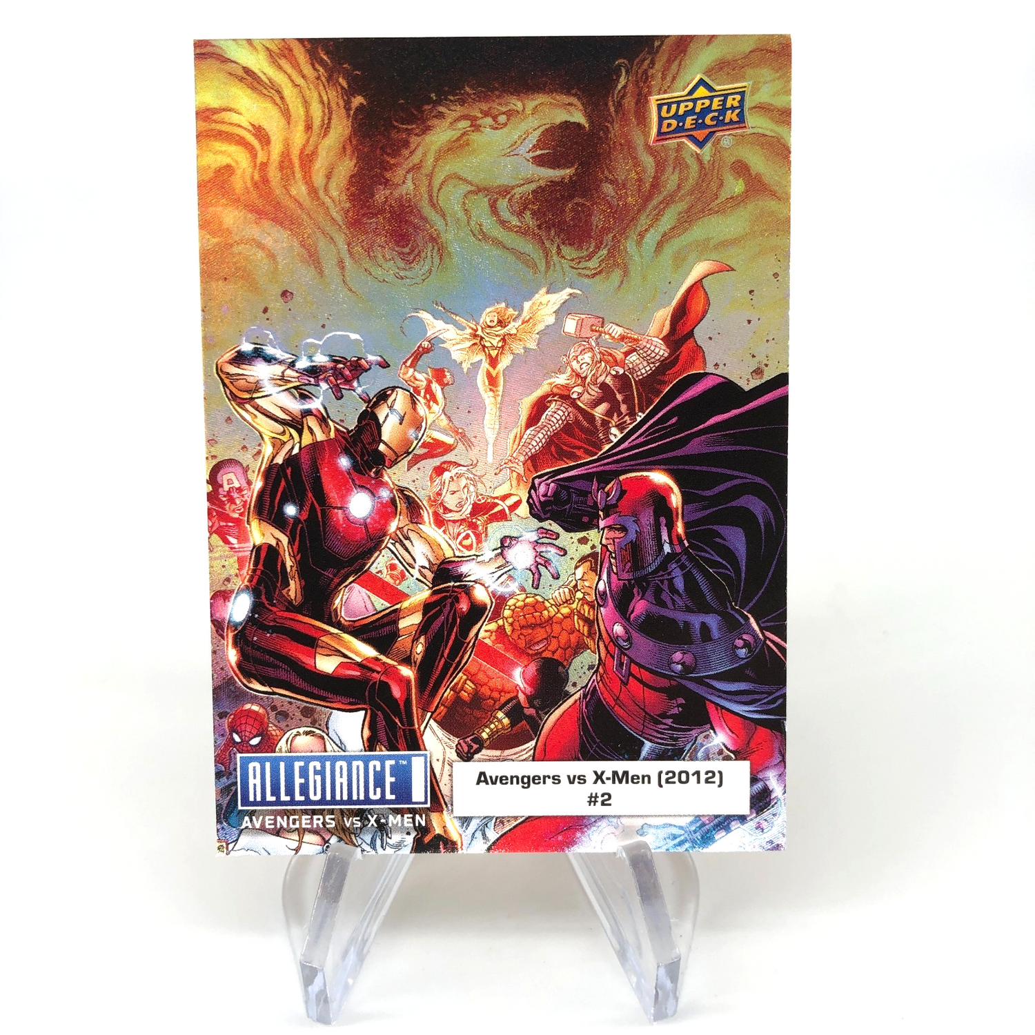 Marvel Card Avengers vs X-Men CC2 Holo Allegiance Upper Deck [NM]